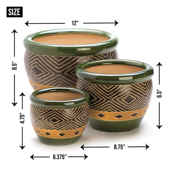 Flower Pot (Set of 3) On Sale Bed Bath & Beyond 32755829